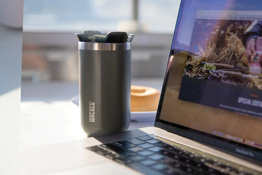 Wacaco - Octaroma - Vacuum Insulated Travel Mug - Grey - 300ml